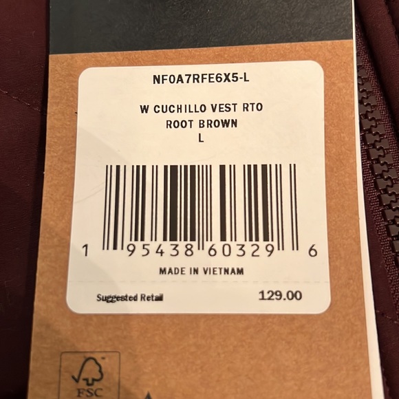 Womens The North Face insulated Cuchillo Vest. - Picture 4 of 4